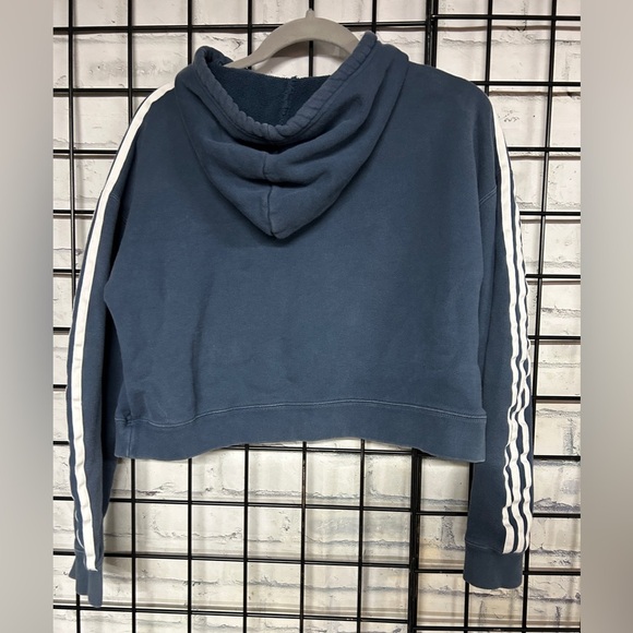 Adidas Cropped Hooded Sweatshirt - Picture 4 of 4